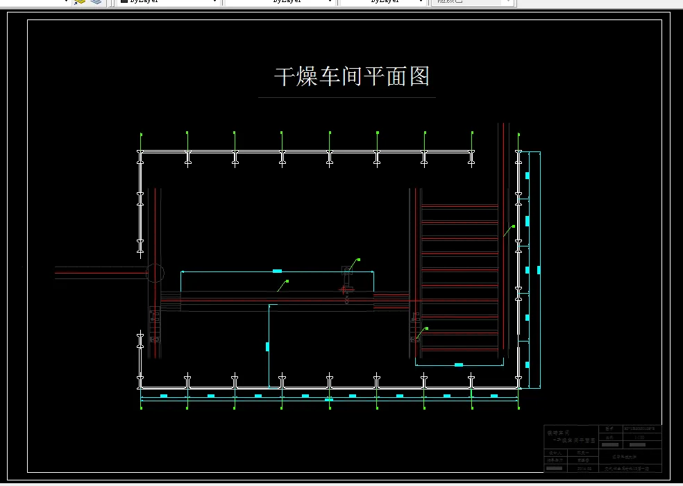 干燥车间平面图