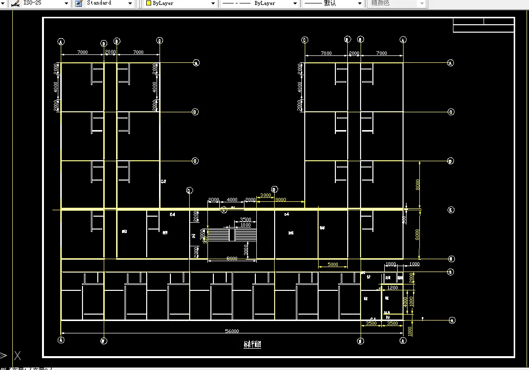 i117-兰州市某学校学生公寓宿舍楼设计（六层框架结构）