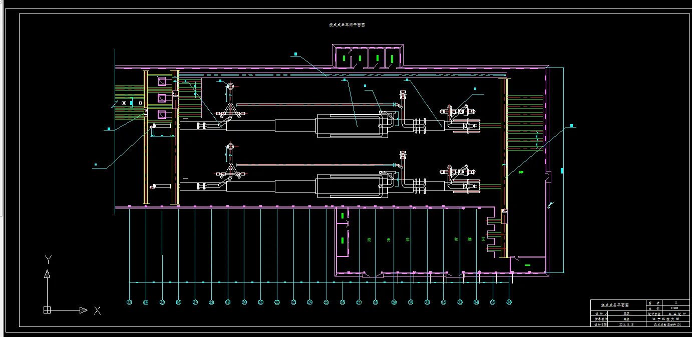 11烧成成品车间平面图