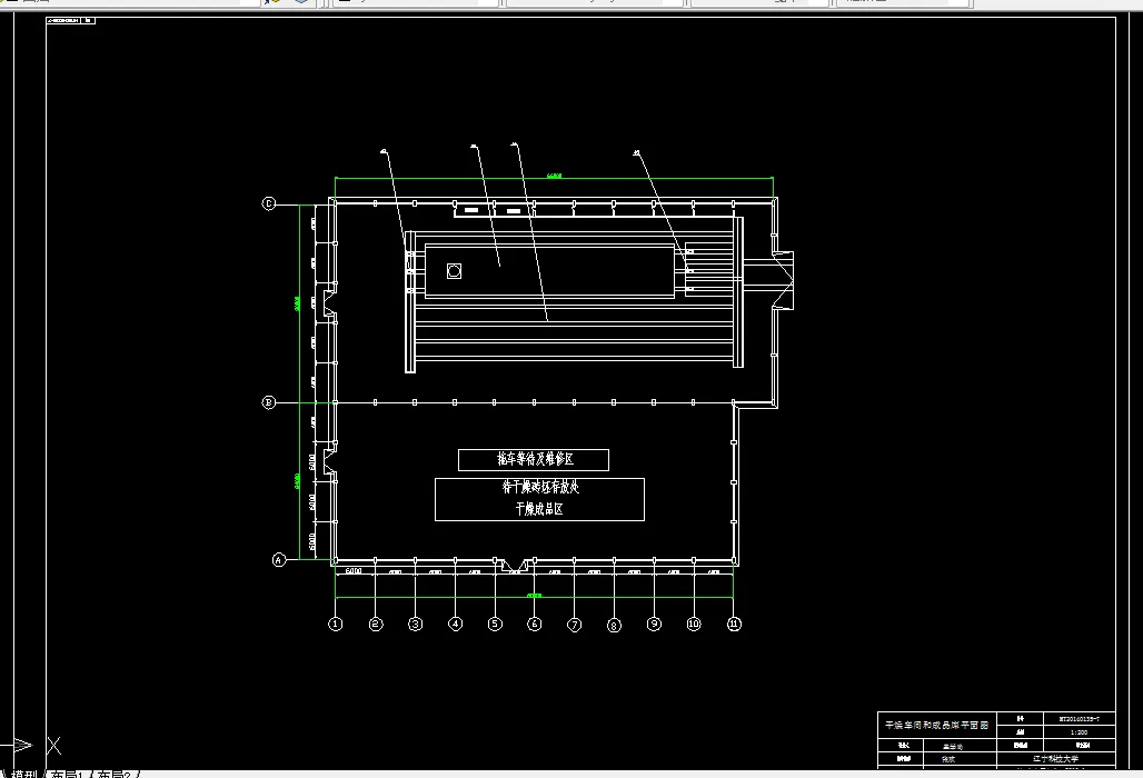 干燥车间平面图