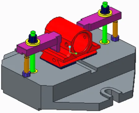 铣床夹具三维图