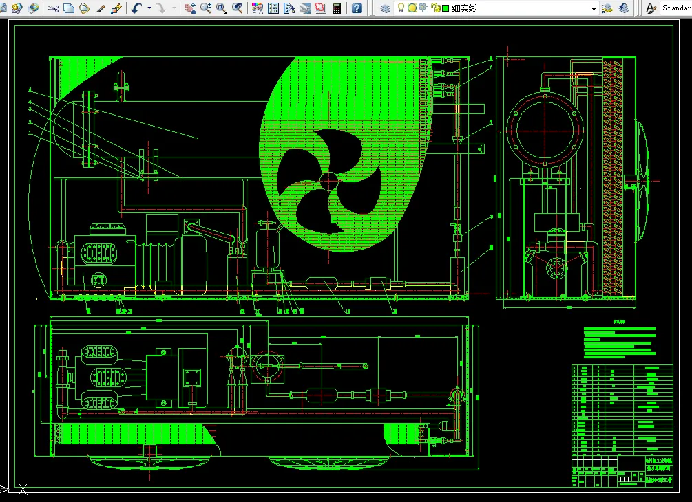 i550-100KW空气源热泵热水器设计