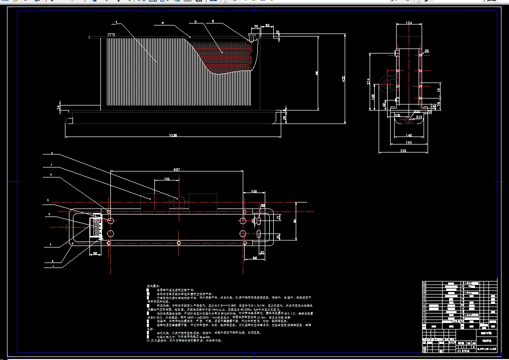 风机盘管装配图