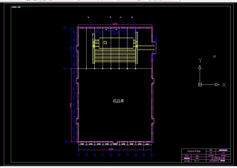 干燥车间平面图