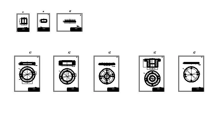 落料拉深模零件图