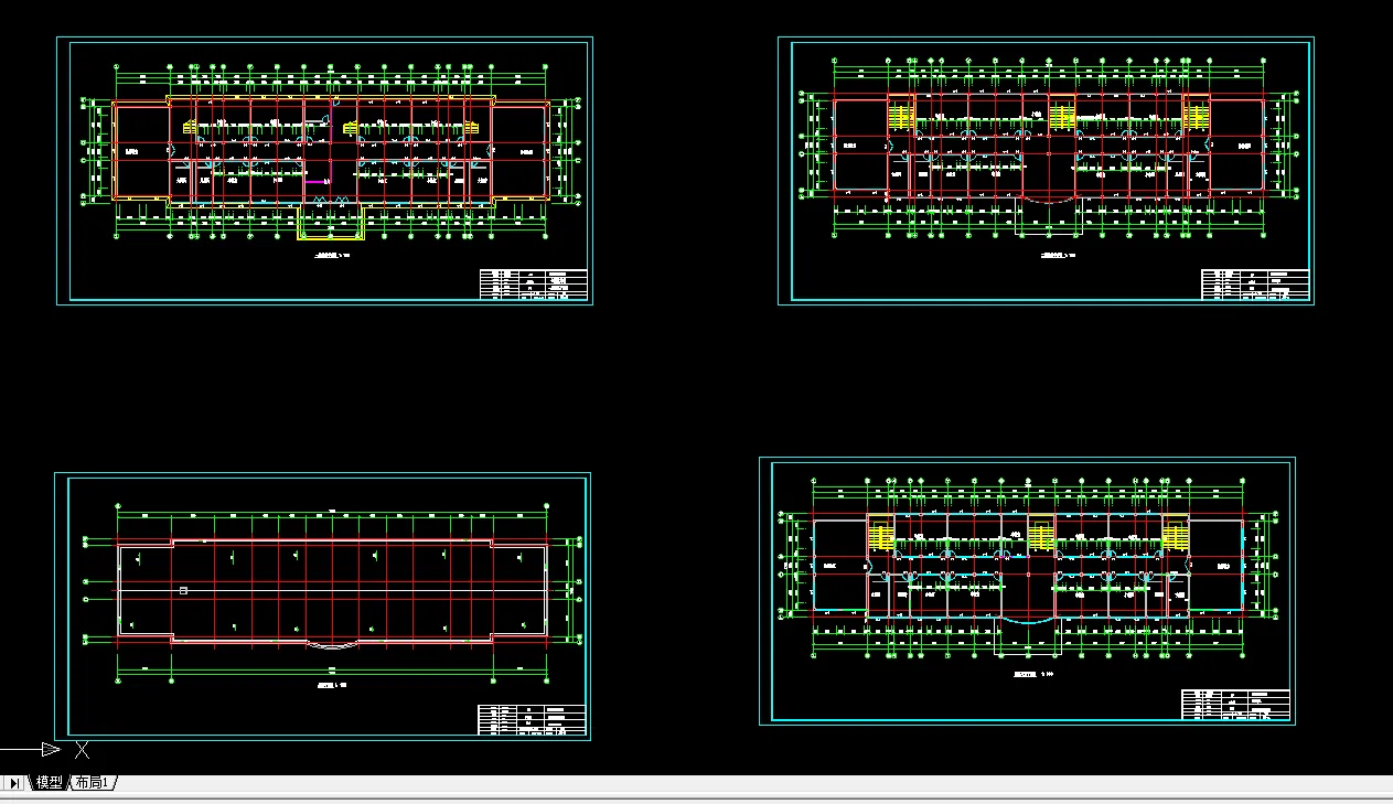 i941-江西理工大学六层教学楼设计-7516平米
