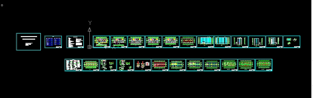 i954-路遥事务所六层办公楼设计-3314平米
