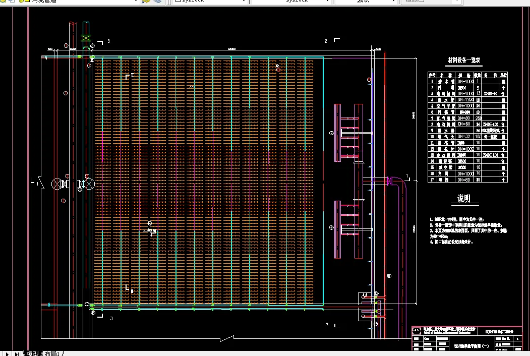 SBR池单池平面图