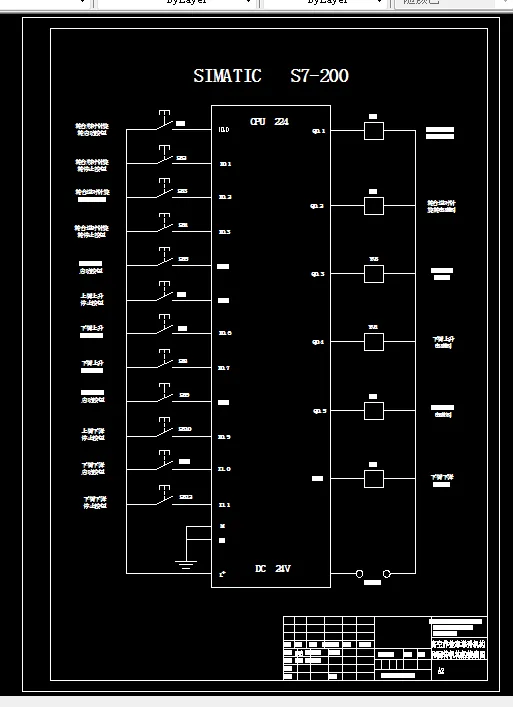 高空作业车举升机构和回转机构的接线图