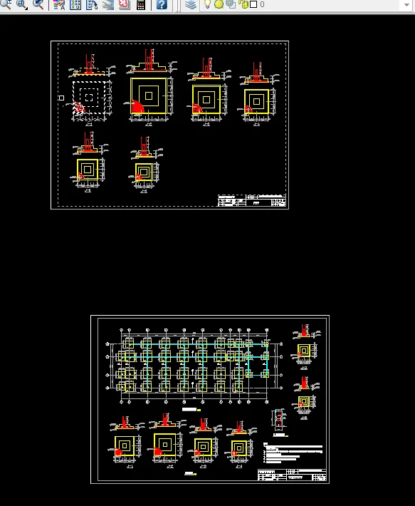 基础平面布置图及详图