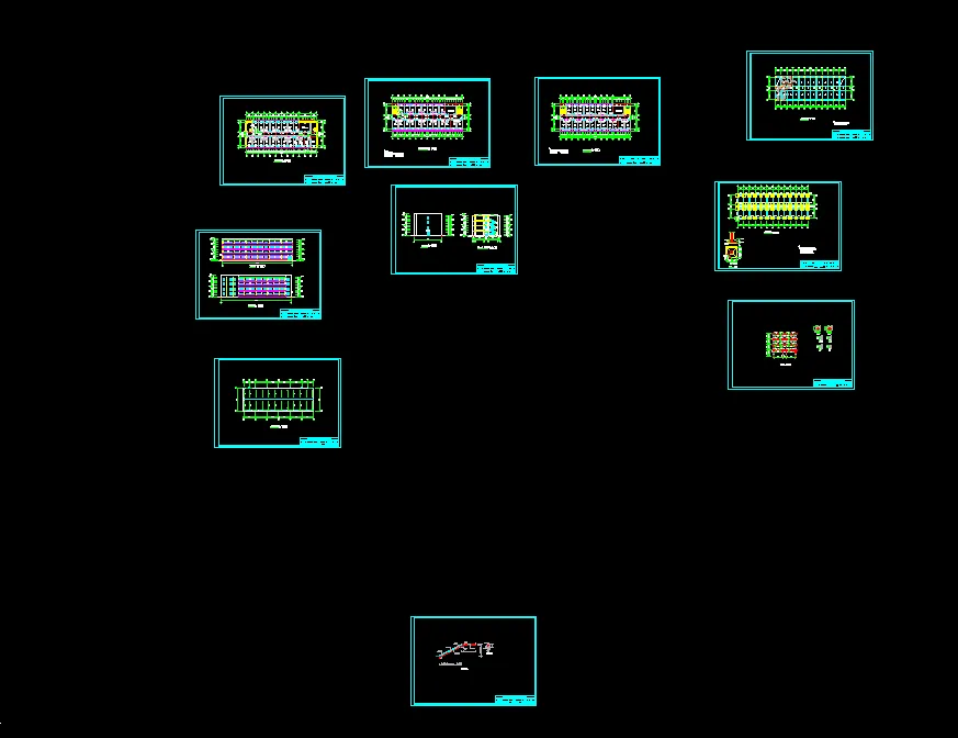 J503-青岛职业技术学院学生公寓设计-4层，3425平米