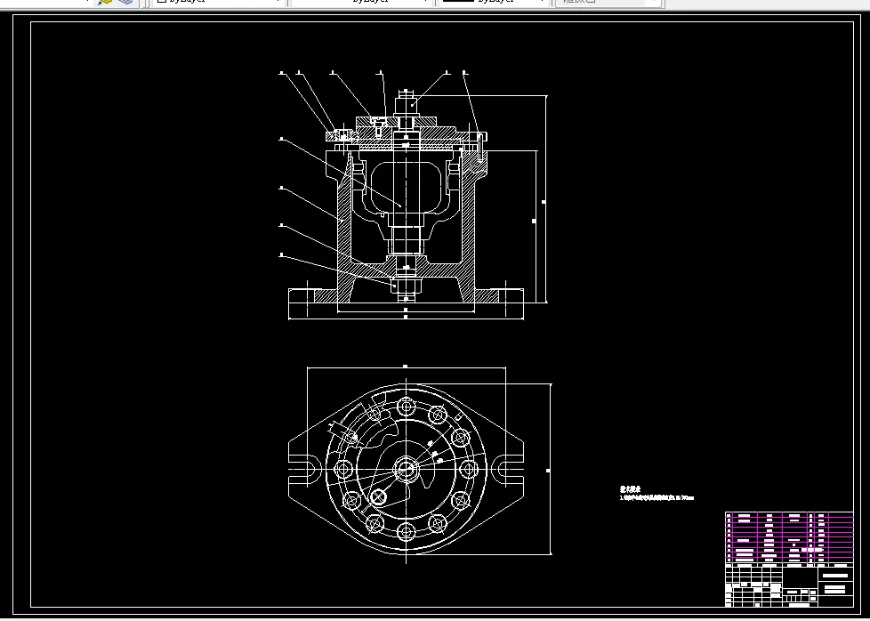 钻床夹具装配图A0
