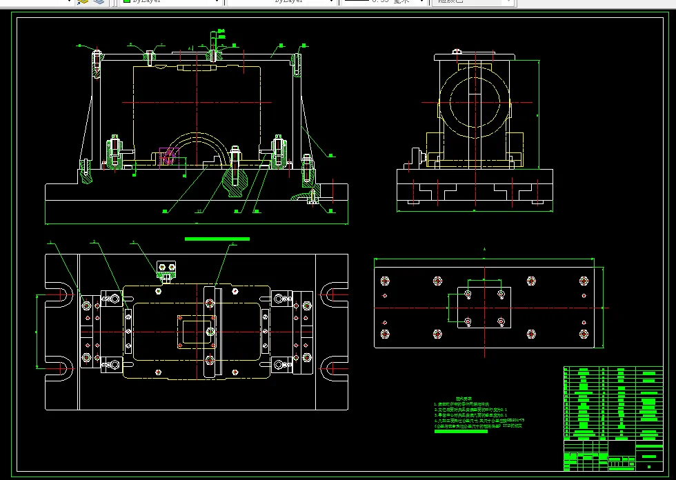 M16螺纹孔装配图