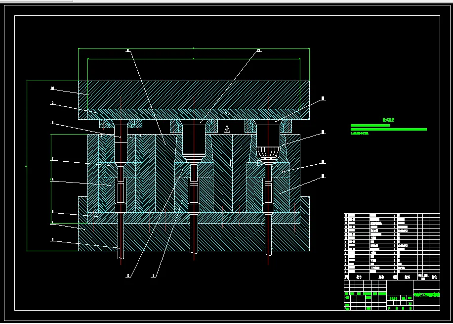 钟形套三工序温挤压模结构