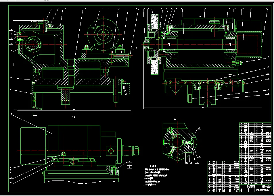 K294-MQ8240曲轴磨床砂轮架结构设计