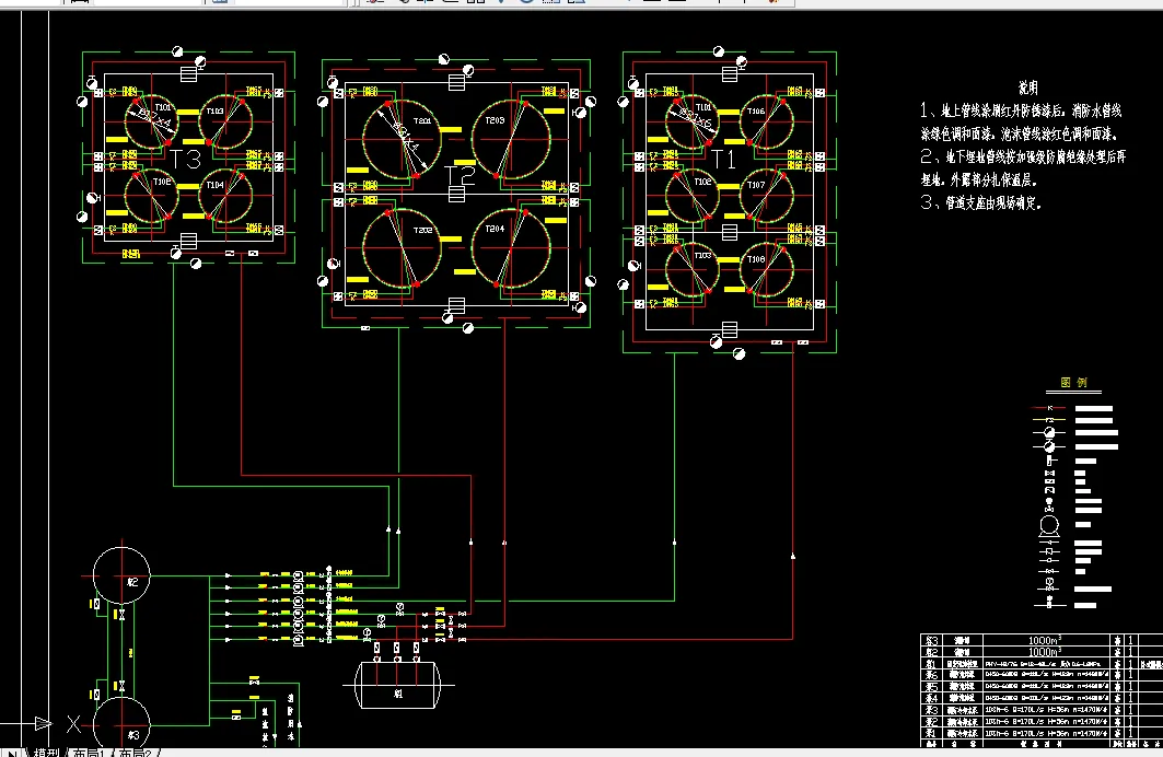 4库区消防系统工艺流程图
