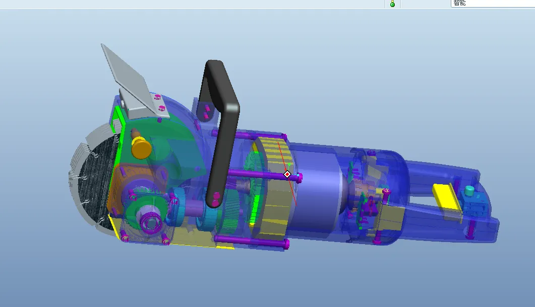 K353-电动墙面开槽机设计【含Proe三维图】