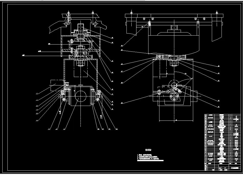 A0-云台结构装配图