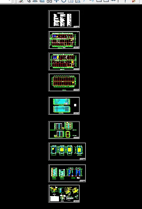 K405-安阳第一中学教学楼设计-5层6244平米