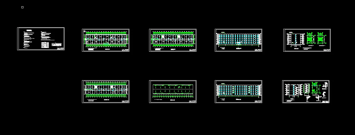 K450-新郑市第一中学教学楼设计-5层6249平米