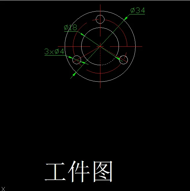 K491-圆垫片落料冲孔倒装复合模设计-外径34