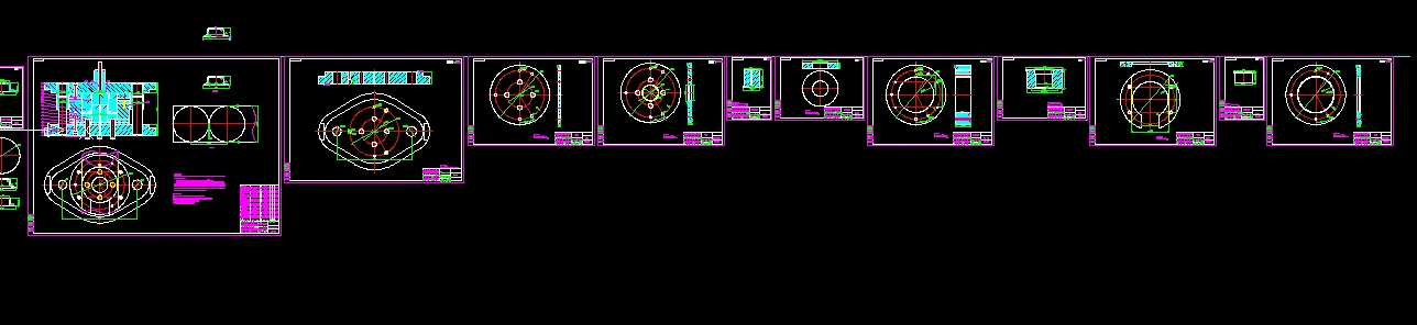 落料拉伸模具11张图