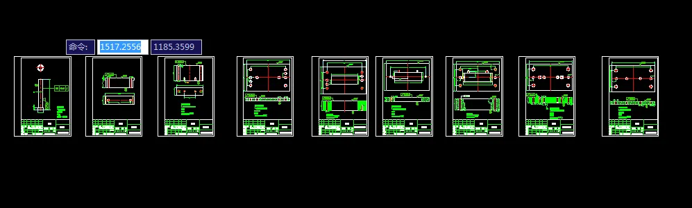 落料冲孔模具零件图9张