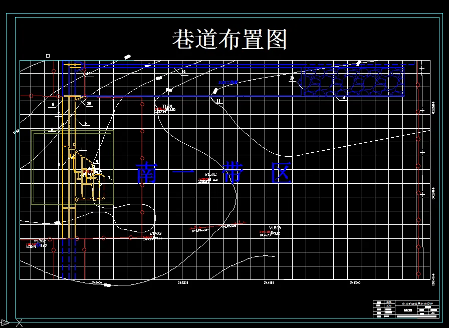 巷道布置平面图