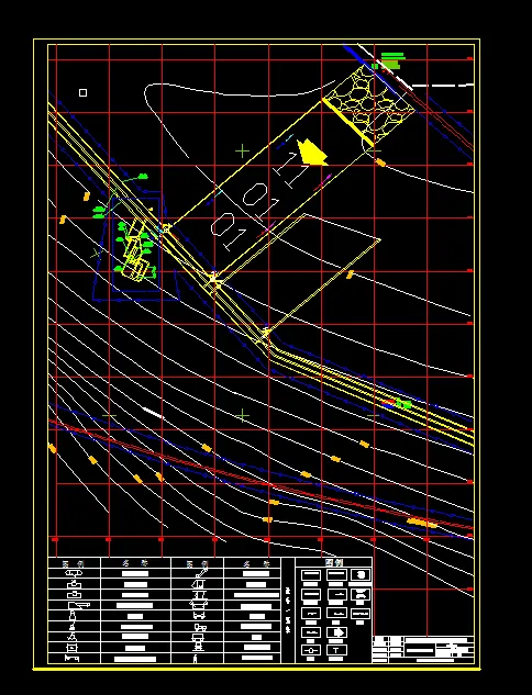 巷道布置平面图