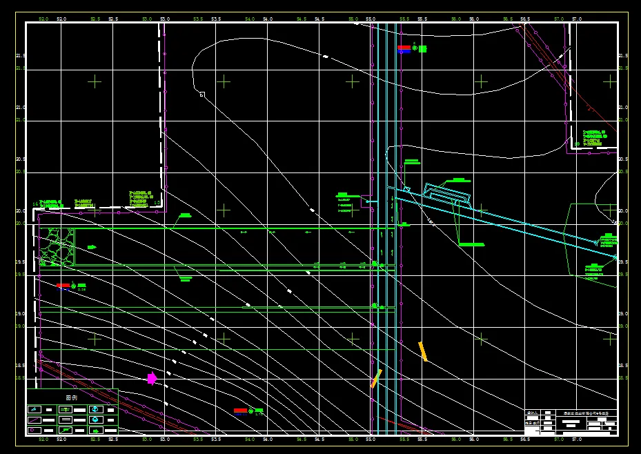 巷道布置平面图