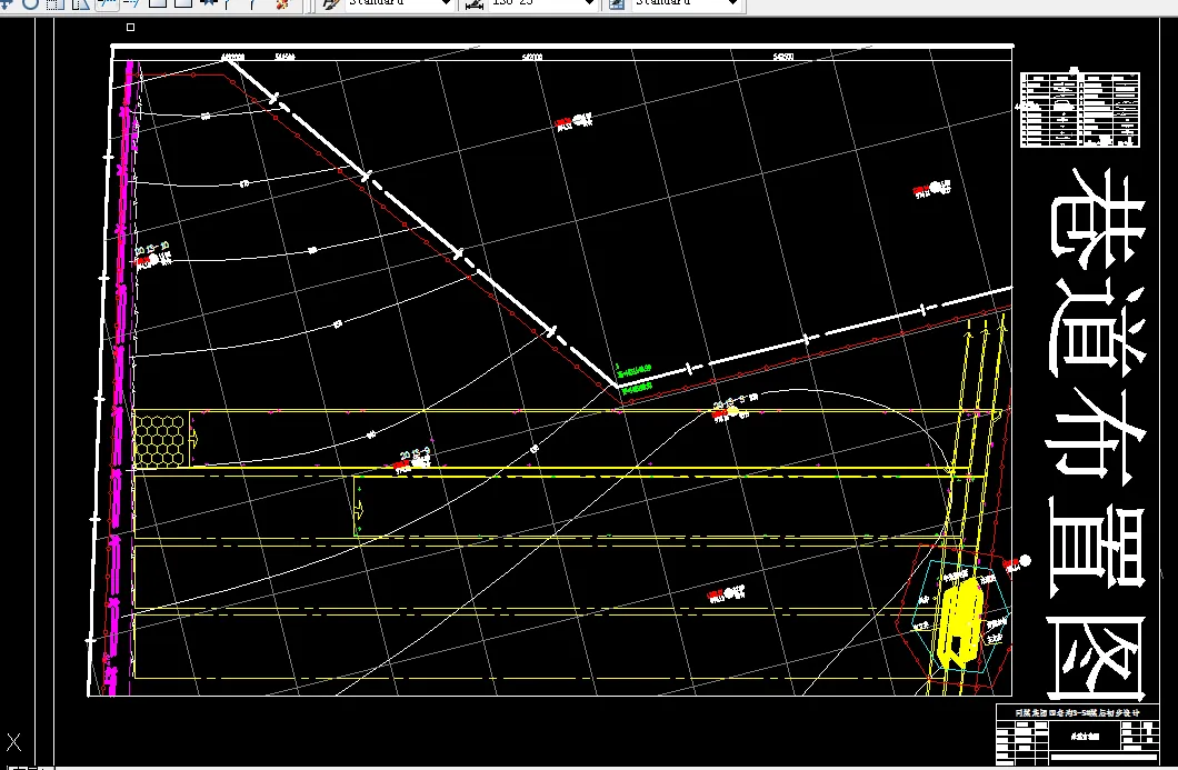 巷道布置平面图