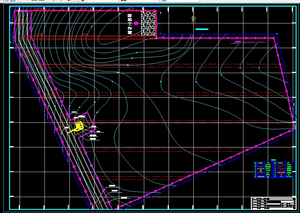 巷道布置平面图