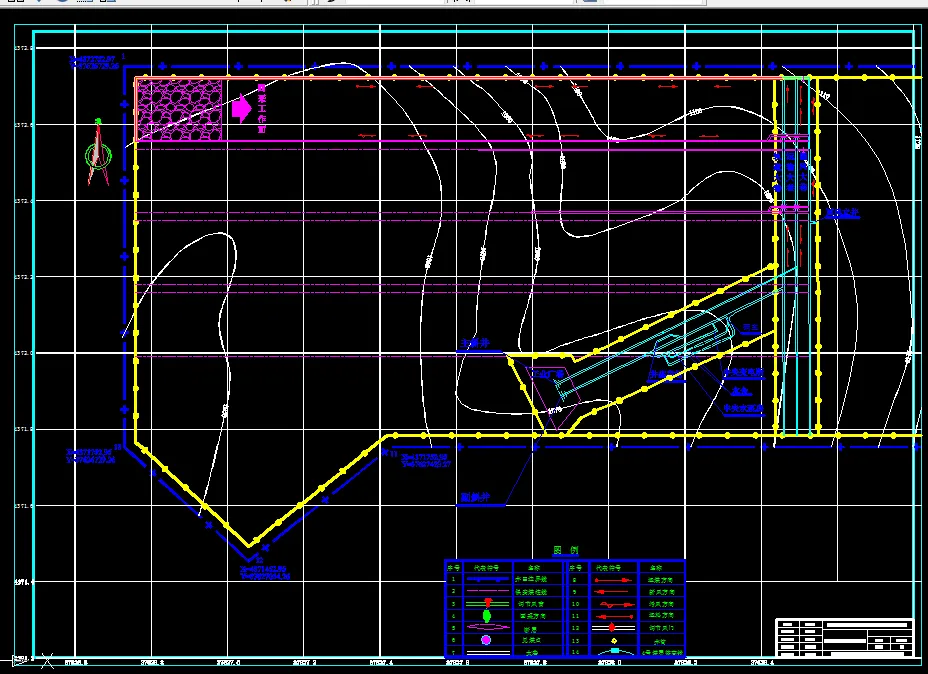 巷道布置平面图
