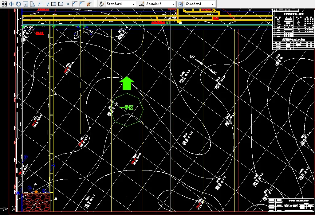 巷道布置平面图