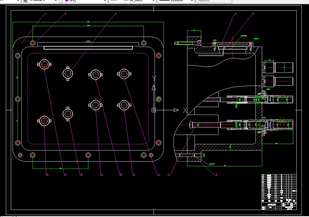 左攻丝组合机构