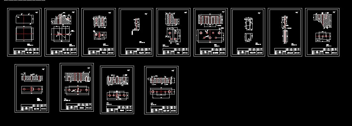 19张模具零件图