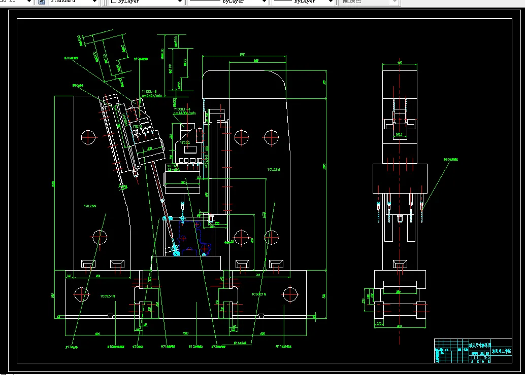 L185-汽缸体立式钻孔组合机床设计