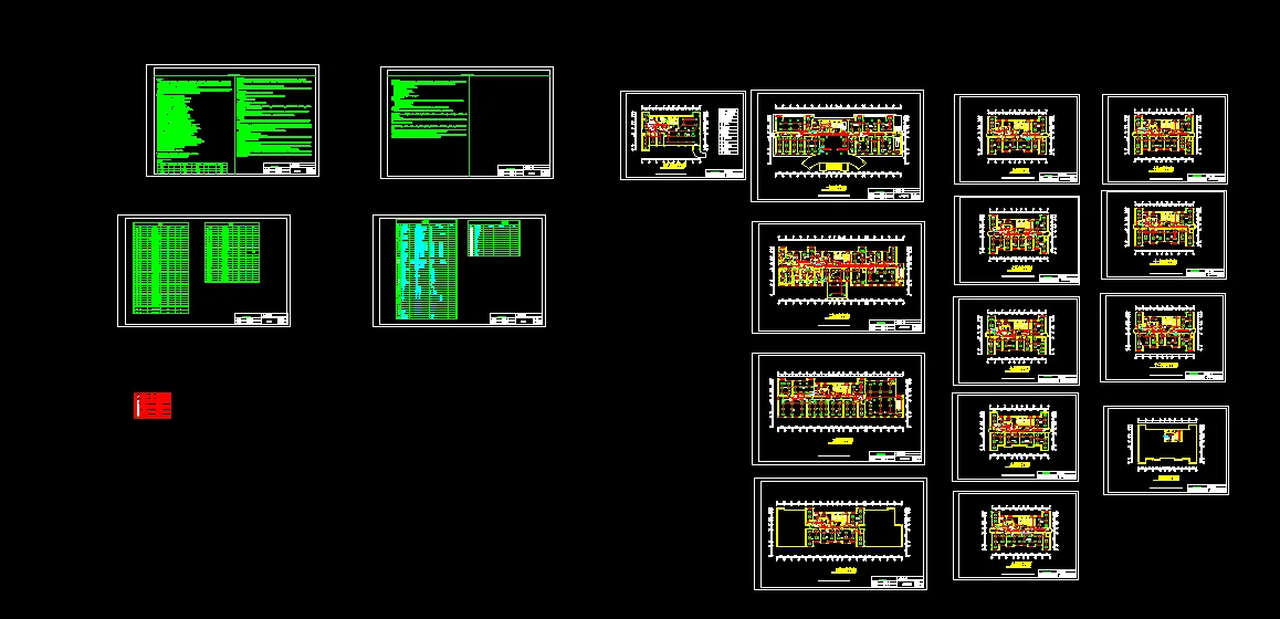 照明平面图18张