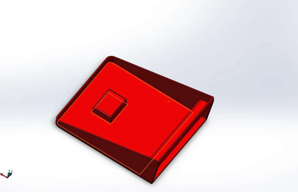 电话机底座3D零件图