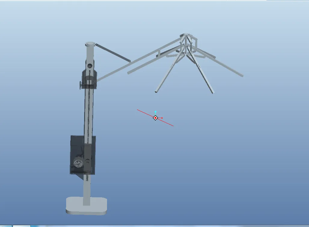 L567-多功能两用遮阳伞设计[含Proe三维图]