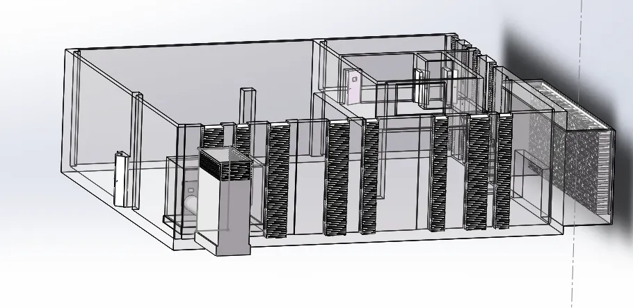 L600-风洞实验室噪声控制设计[含SW三维图]
