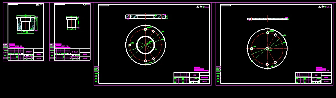 凸凹模，退料板，固定板