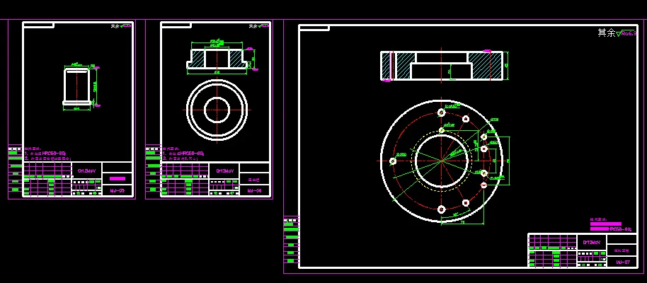 凸模，压边板，凹模