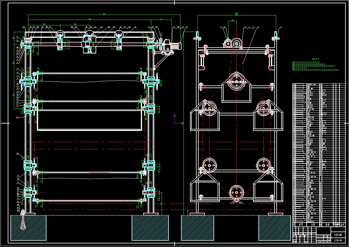 L634-中型链传动式自行车立体车库的设计