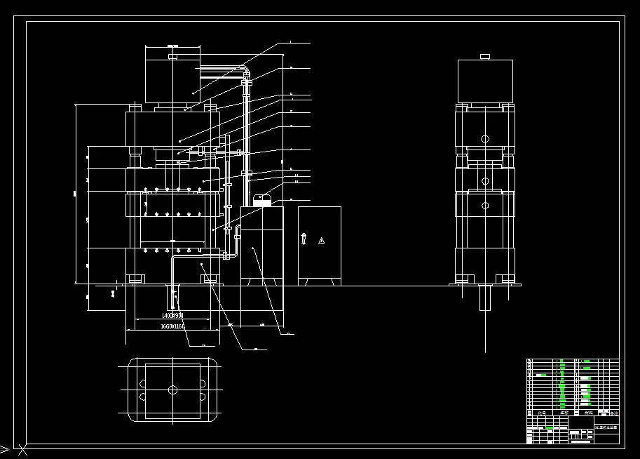 L642-YT32-315四柱万能液压机设计
