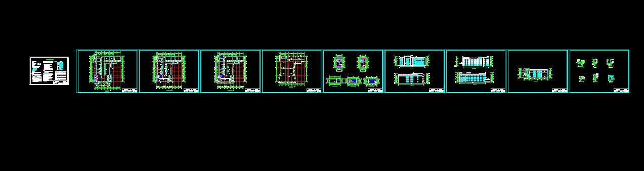 L687-小学三层办公楼设计-2958平米