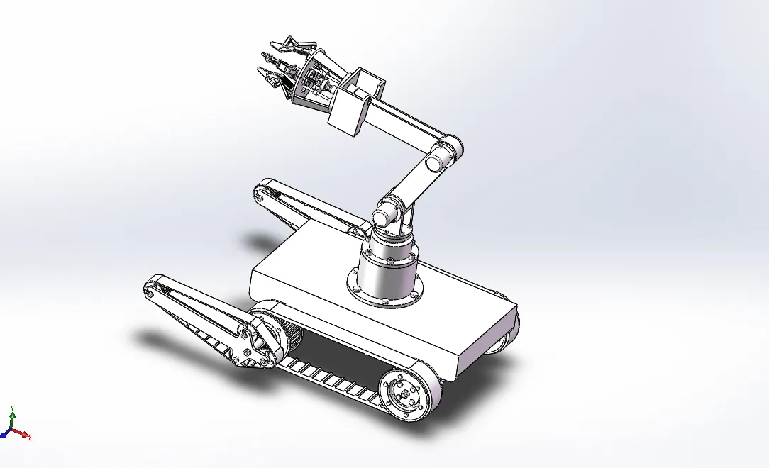 L694-菠萝采摘机器人结构设计[含SW三维图]