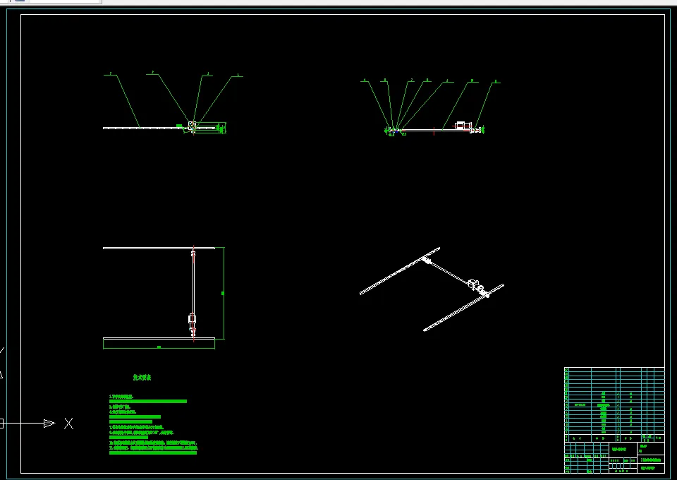 A0-X轴运动组装配图