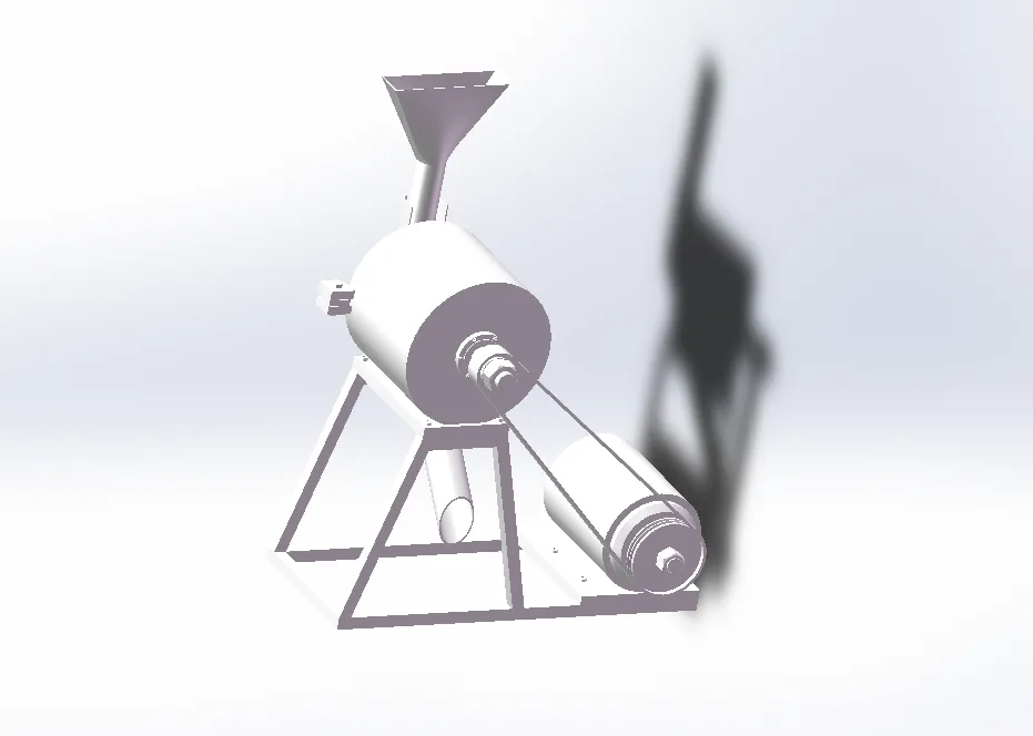 L717-齿盘式玉米粉碎机设计[含SW三维图]