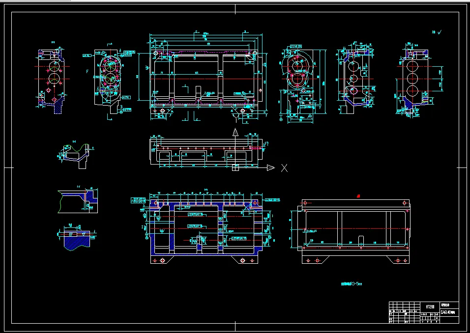 L775-CA6140进给箱机械加工工艺规程及夹具设计
